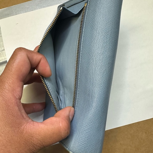 Prada Blue Leather Wallet - Picture 6 of 16